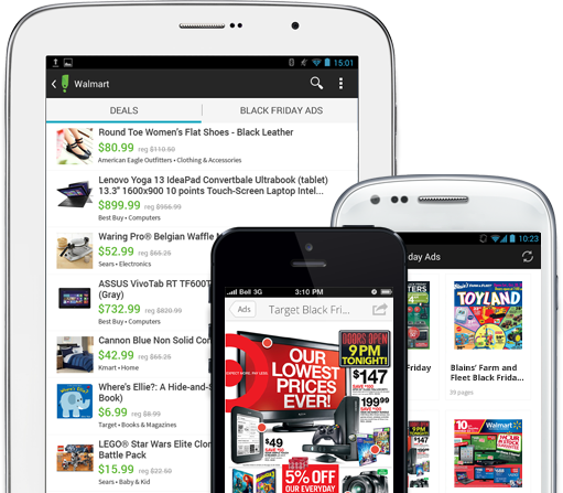 Black Friday Shopping App for iOS and Android devices