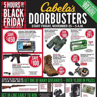 Cabela’s Black Friday 2016 Ad is Here