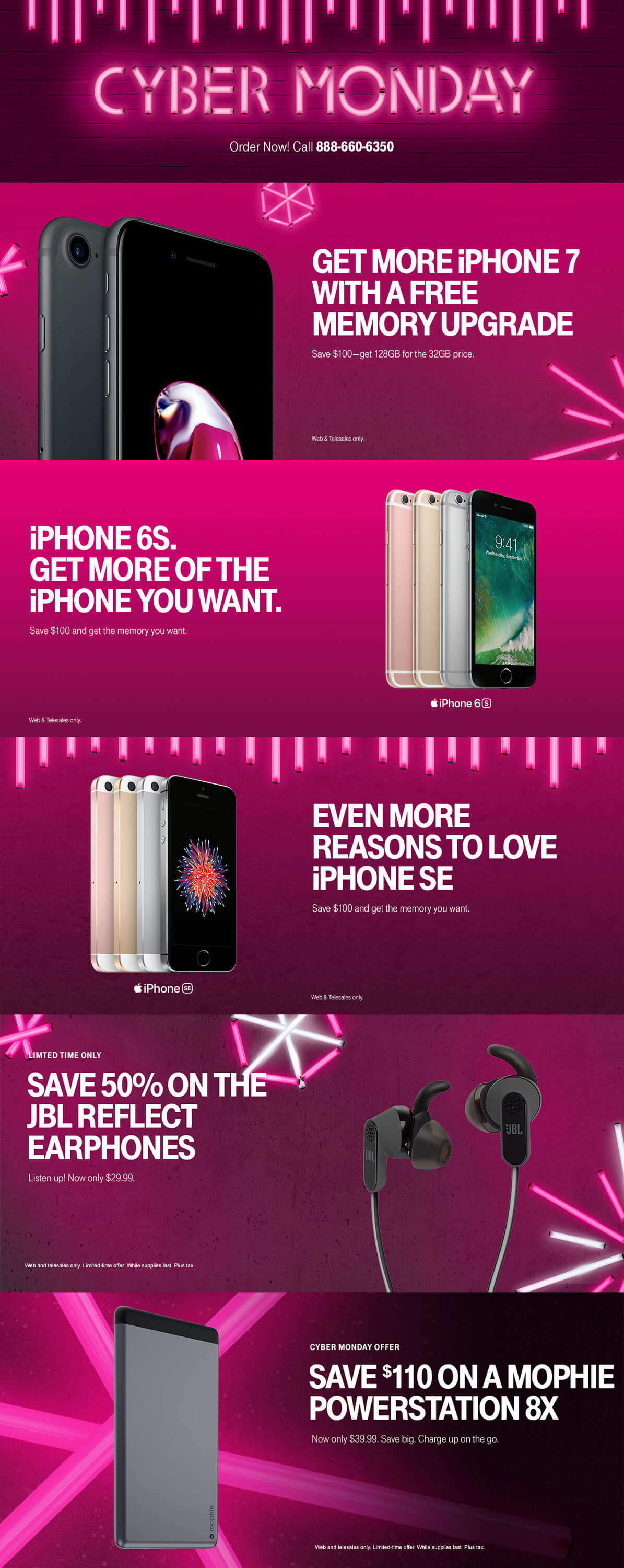 T-Mobile 2016 Cyber Monday Ad Page 1