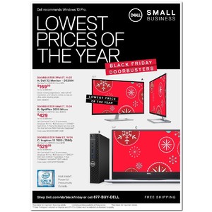 Dell Small Business Black Friday 2017 Ad