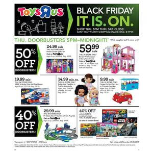 Toys&quot;R&quot;Us Black Friday 2017 Ad