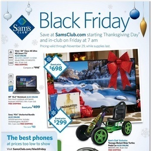 Sam&#39;s Club Black Friday 2015 Ad