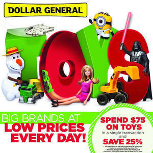 Dollar General 2015 Toy Book