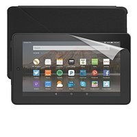Fire Essentials Bundle including Fire Tablet, 7" Display, Wi-Fi, 8 GB - Includes Special Offers, Amazon Cover - Black and Screen Protector Fire Essentials Bundle including Fire Tablet, 7" Display, Wi-Fi, 8 GB - Includes Special Offers, Amazon Cover - Black and Screen Protector