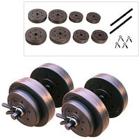Gold's Gym Vinyl Dumbbell Set, 40 lbs Gold's Gym Vinyl Dumbbell Set, 40 lbs
