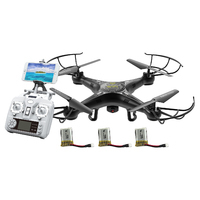 Alta Quadcopter Wi-Fi RC Drone with FPV Live Stream Camera, Remote Control and 3 Batteries Alta Quadcopter Wi-Fi RC Drone with FPV Live Stream Camera, Remote Control and 3 Batteries