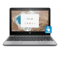 HP Touchscreen HD IPS 11.6" Chrome Notebook, Intel Celeron N3060 Processor, 4GB Memory, 16GB Hard Drive, Edge to Edge Gorilla Glass, HD Webcam, Chrome OS HP Touchscreen HD IPS 11.6" Chrome Notebook, Intel Celeron N3060 Processor, 4GB Memory, 16GB Hard Drive, Edge to Edge Gorilla Glass, HD Webcam, Chrome OS