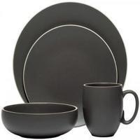 Vera Wang Wedgwood Naturals Graphite 4-Piece Place Setting Vera Wang Wedgwood Naturals Graphite 4-Piece Place Setting