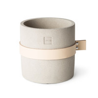 Kure Strapped Concrete Vase Kure Strapped Concrete Vase