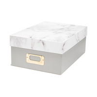 Celebrate Shop Medium Marble-Print Box Celebrate Shop Medium Marble-Print Box