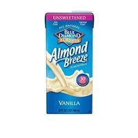Blue Diamond Dairy Free Almond Breeze Almondmilk, Unsweetened Vanilla, 32 Ounce (Pack of 12) Blue Diamond Dairy Free Almond Breeze Almondmilk, Unsweetened Vanilla, 32 Ounce (Pack of 12)