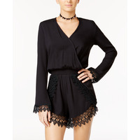 One Hart Surplice Romper, Only at Macy's One Hart Surplice Romper, Only at Macy's