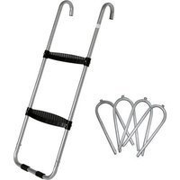 Skywalker Trampoline Ladder and Windstakes Set.
