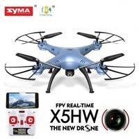 Cheerwing Syma X5HW-I FPV 2.4Ghz 4CH RC Headless Quadcopter Drone UFO with Hover Function HD Wifi Camera, Blue.