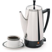 Presto 12-Cup Stainless Steel Coffeemaker.