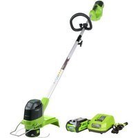 GreenWorks 2101602 40V 12&quot; Cordless String Trimmer, Includes 2Ah Battery and Charger.