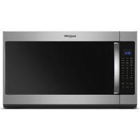 Whirlpool 30 in W 2.1 cu. ft. Over the Range Microwave in Fingerprint Resistant Stainless Steel with Steam Cooking Whirlpool 30 in W 2.1 cu. ft. Over the Range Microwave in Fingerprint Resistant Stainless Steel with Steam Cooking