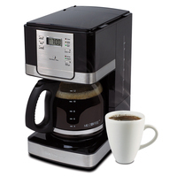 Mr. Coffee 12-Cup Programmable Coffee Maker - Stainless Steel/Black