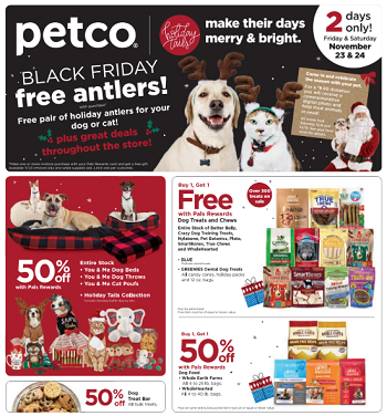 Petco 2018 black friday ad