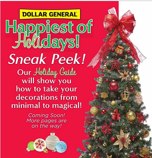 Cover of Dollar General Holiday Book 2018