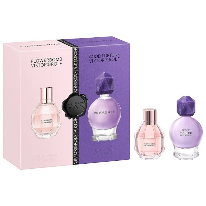 Viktor and Rolf Mini Perfume Set with Good Fortune and Flowerbomb
