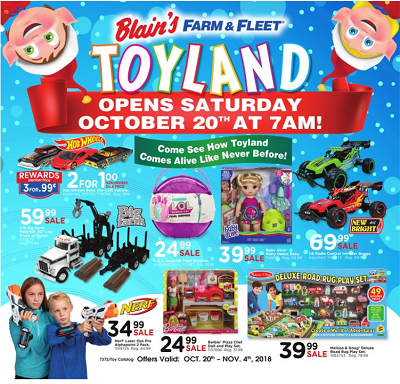 Blain's Farm & Fleet toy catalog