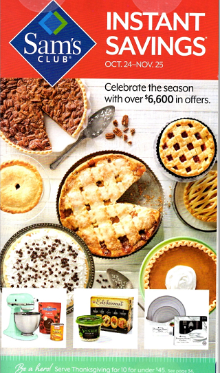 sams club instant savings book