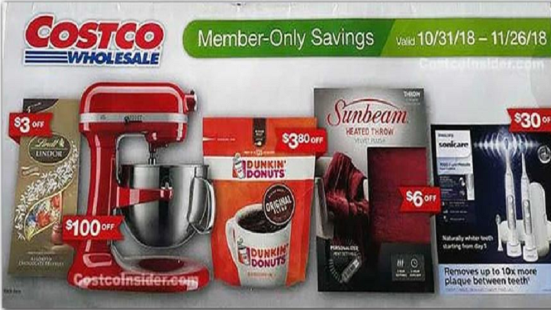 Article - Costco November 2018 Coupon Book Posted