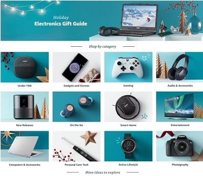 amazon electronics gift guide 2018