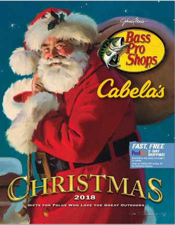 bass pro shop christmas catalog cover