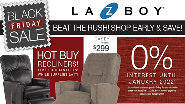 Article - La-Z-Boy Preview Ad for Black Friday 2018 is Up