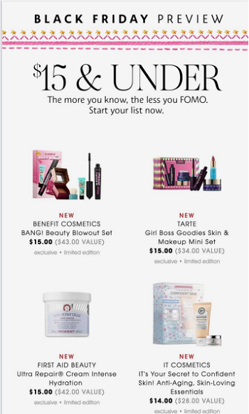 sephora black friday deals