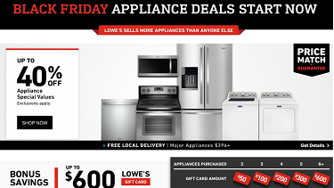 Article - Lowe's Black Friday Appliance Deals are Live