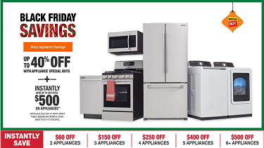 Article - Home Depot Black Friday Appliance Sale Available Now