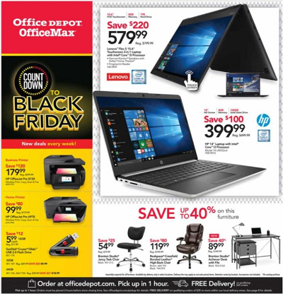 office depot countdown ad