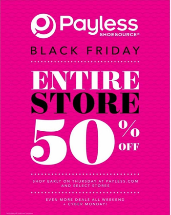 payless black friday