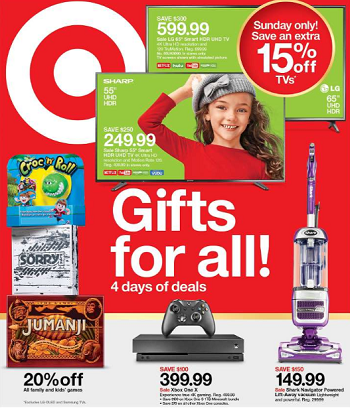 target 4 day sale 2018