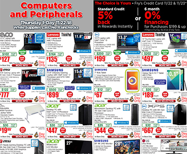 frys black friday ad