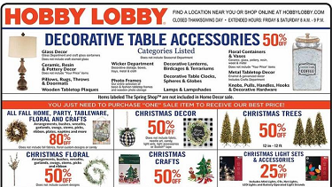Article - Hobby Lobby 2019 Black Friday Ad is Now Live