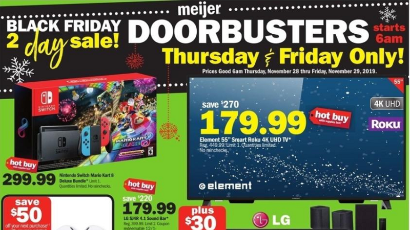 Article - Meijer 2019 Black Friday Ad Drops