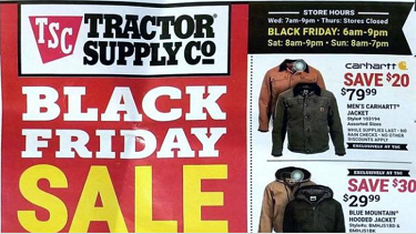 Article - Announcing the Tractor Supply Company 2019 Black Friday Ad