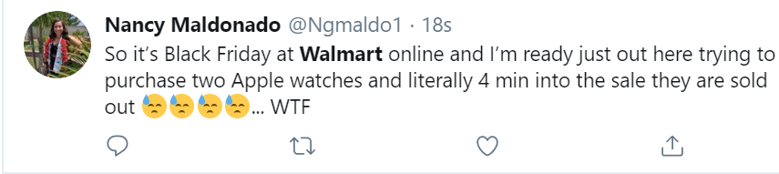 walmart selling out