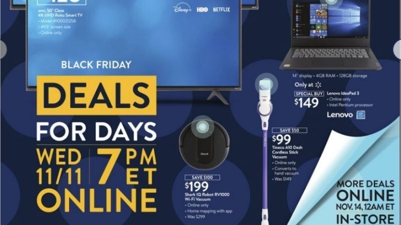 Article - Walmart Has Dropped Two Ads for its Black Friday 'Deals for Days' Events