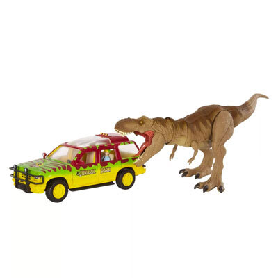 Jurassic World Car and T Rex 