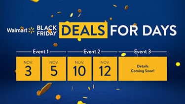 Article - Walmart Announces Black Friday 2021 Deals for Days Events