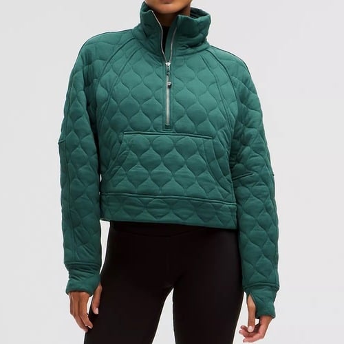 lululemon Scuba Oversized Quilted Half-Zip jacket