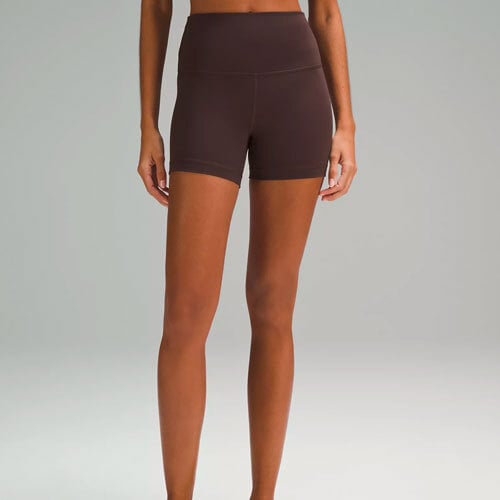 lululemon Wunder Train High-Rise Shorts with 4-inch length