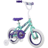 Huffy 12" Sea Star Girls Bike for Kids', Mint Green