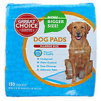 Grreat Choice X-large Dog Pads, 150 Ct