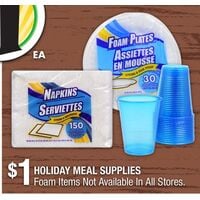 Holiday Meal Supplies